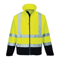Chaqueta de trabajo Softshell Bicolor Alta Visibilidad Portwest S425