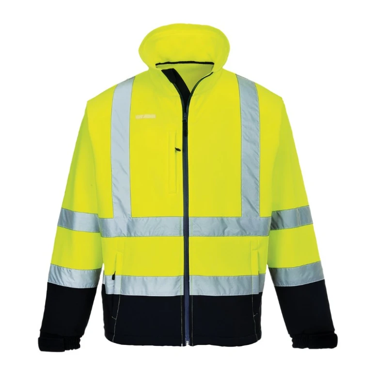 Chaqueta de trabajo Softshell Bicolor Alta Visibilidad Portwest S425