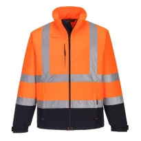 Chaqueta de trabajo Softshell Bicolor Alta Visibilidad Portwest S425 2