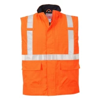 Chaleco de trabajo Bizflame Rain Multinorma Alta Visibilidad Portwest S776