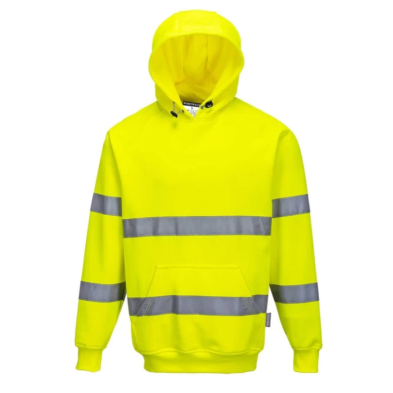 Sudadera de trabajo con Capucha Alta Visibilidad Portwest B304