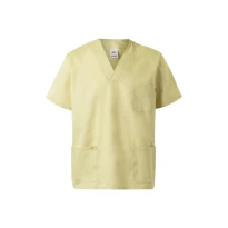 Blusa sanitaria de manga corta de trabajo Multibolsillos Velilla 589
