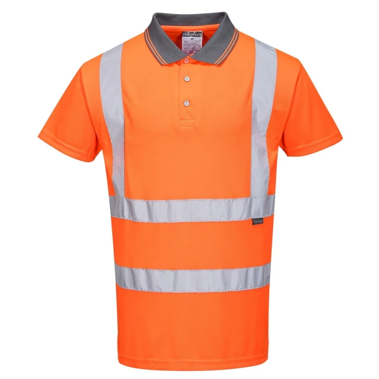 Polo de trabajo de manga corta Alta Visibilidad Portwest RT22