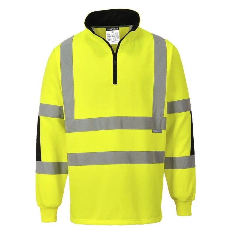 Sudadera de trabajo Rugby Xenon Alta Visibilidad Portwest B308