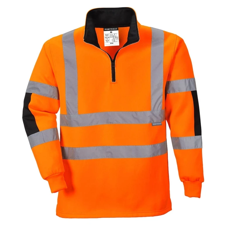 Sudadera de trabajo Rugby Xenon Alta Visibilidad Portwest B308