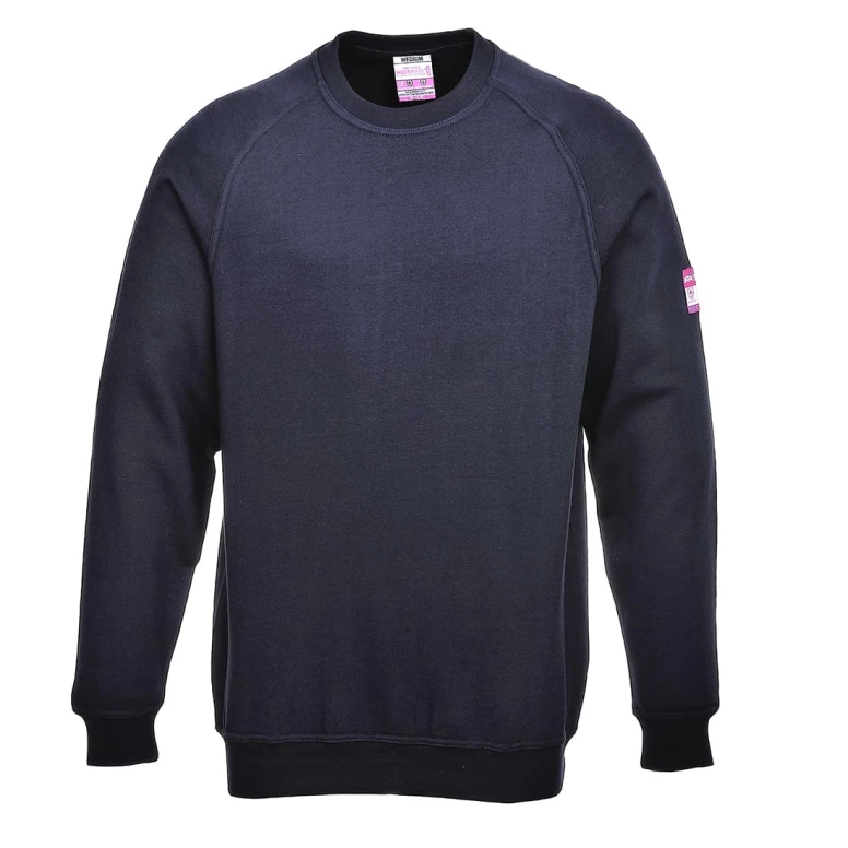 Sudadera de trabajo Manga Larga Ignífuga Antiestática Portwest FR12