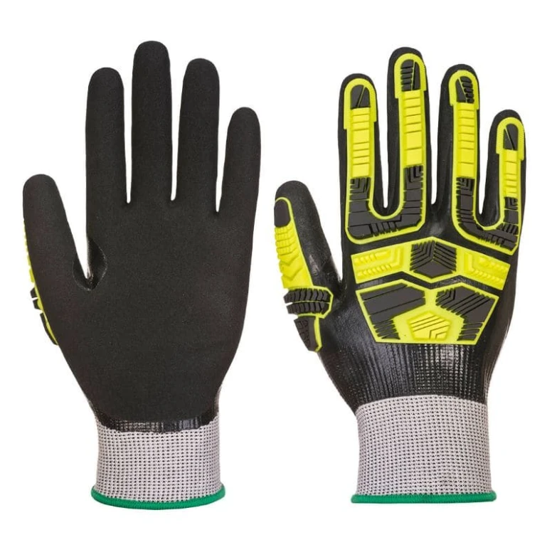 12 Pares - Guantes de trabajo con protección contra impactos y corte HR impermeables - AP55 Portwest