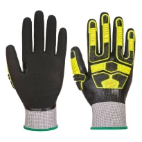 12 Pares - Guantes de trabajo con protección contra impactos y corte HR impermeables - AP55 Portwest