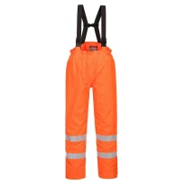 Pantalón de trabajo Bizflame Rain forrado multinorma Alta Visibilidad Portwest S781 2