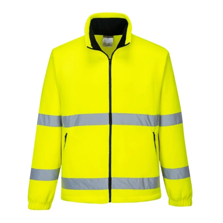 Chaqueta de trabajo de forro polar Essential Alta Visibilidad Portwest F250