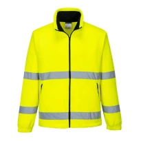 Chaqueta de trabajo de forro polar Essential Alta Visibilidad Portwest F250