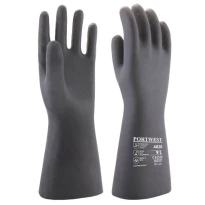 12 Pares - Guantes de trabajo para productos químicos Neopreno - A820 Portwest