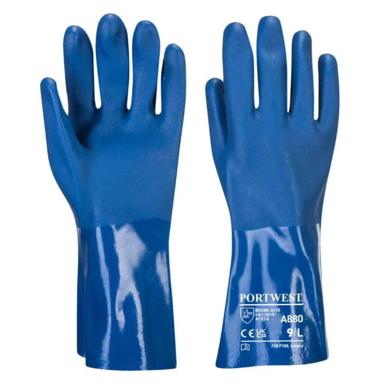 12 Pares - Guantes de trabajo blindados 30cm - A880 Portwest
