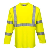 Camiseta de trabajo Antiestática Ignífuga Alta Visibilidad Portwest FR96