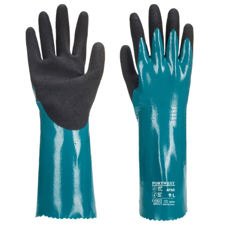 12 Pares - Guantes de trabajo Sandy Grip Lite Gauntlet - AP60 Portwest