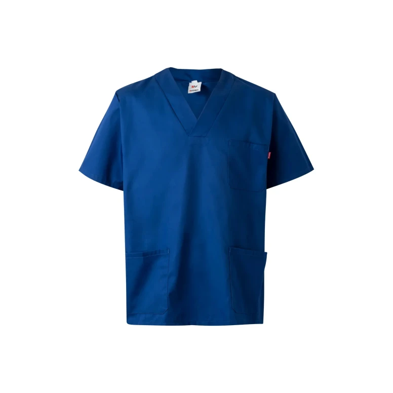 Blusa sanitaria de manga corta de trabajo Multibolsillos Velilla 589