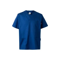 Blusa sanitaria de manga corta de trabajo Multibolsillos Velilla 589
