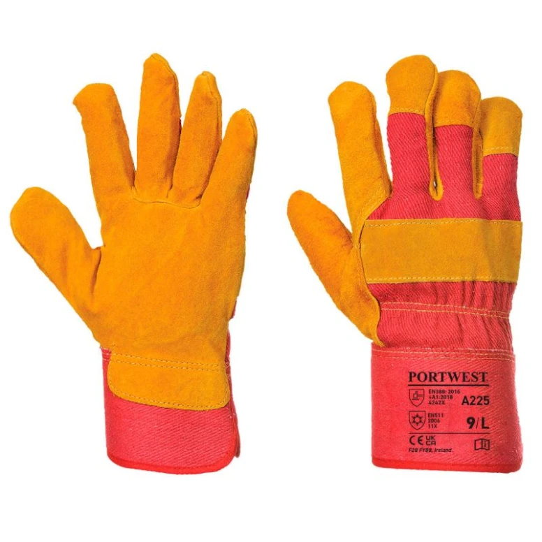 12 Pares - Guantes de trabajo Rigger forrados de polar - A225 Portwest