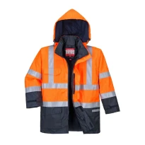 Chaqueta de trabajo Bizflame Rain Ignífuga Antiestática Alta Visibilidad Portwest S779