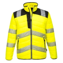 Chaqueta de trabajo PW3 Impermeable Baffle Alta Visibilidad Portwest PW371