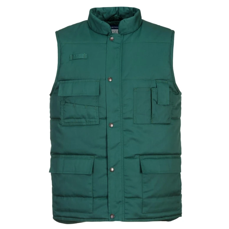 Chaleco de trabajo Portwest Shetland Multibolsillos acolchado S414