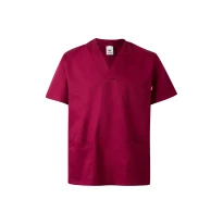 Blusa sanitaria de manga corta de trabajo Multibolsillos Velilla 589