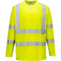 Camiseta de trabajo Manga Larga Alta Visibilidad Portwest S178