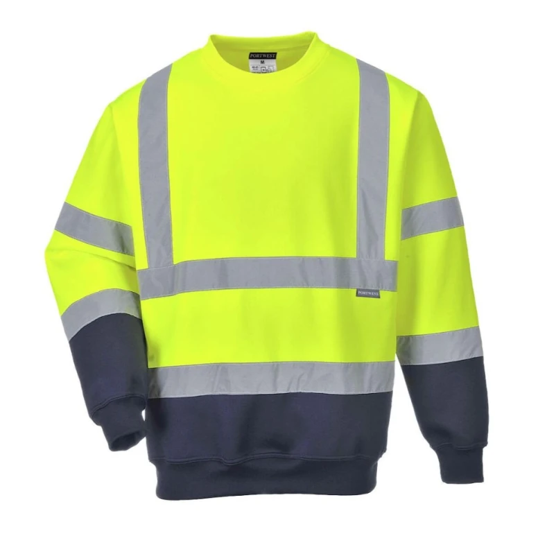 Sudadera de trabajo Bicolor Alta Visibilidad Portwest B306