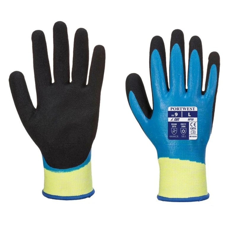 12 Pares - Guante anticorte Nivel 5 - impermeable