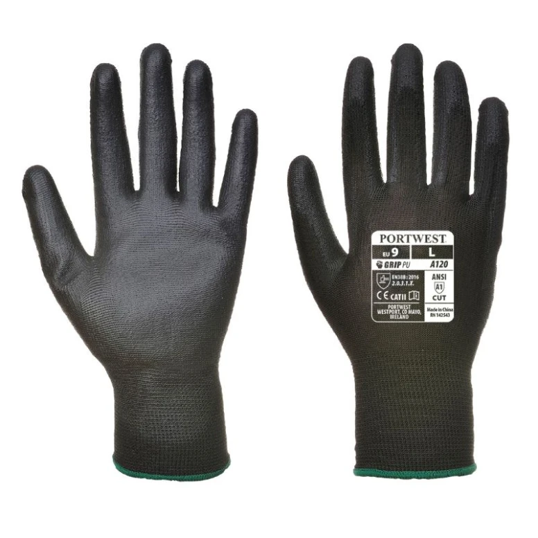 24 Pares - Guantes de trabajo recubiertos de PU - VA120 Portwest