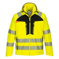 Chaqueta de trabajo Softshell DX4 elástica Alta Visibilidad Portwest DX475