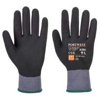 12 Pares - Guantes de trabajo Dermiflex Ultra Pro - Espuma de PU/Nitrilo - A354 Portwest