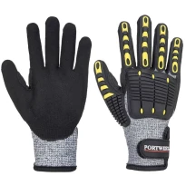12 Pares - Guantes de trabajo resistentes al corte y antiimpacto - A722 Portwest