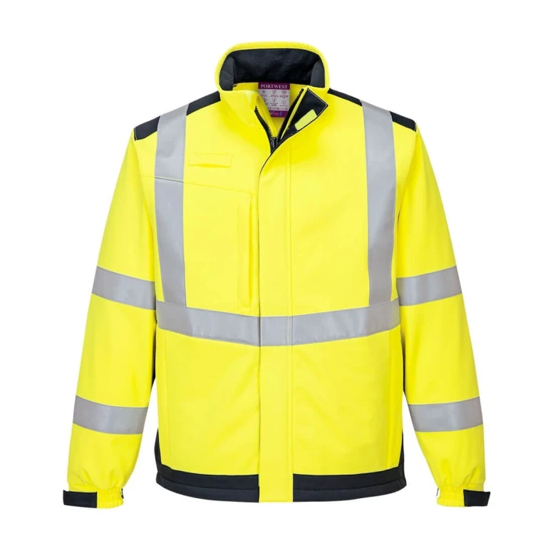 Chaqueta Softshell Modaflame Multinorma Alta Visibilidad Portwest MV72
