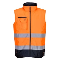 Chaleco de trabajo acolchado Bicolor Alta Visibilidad Portwest S267