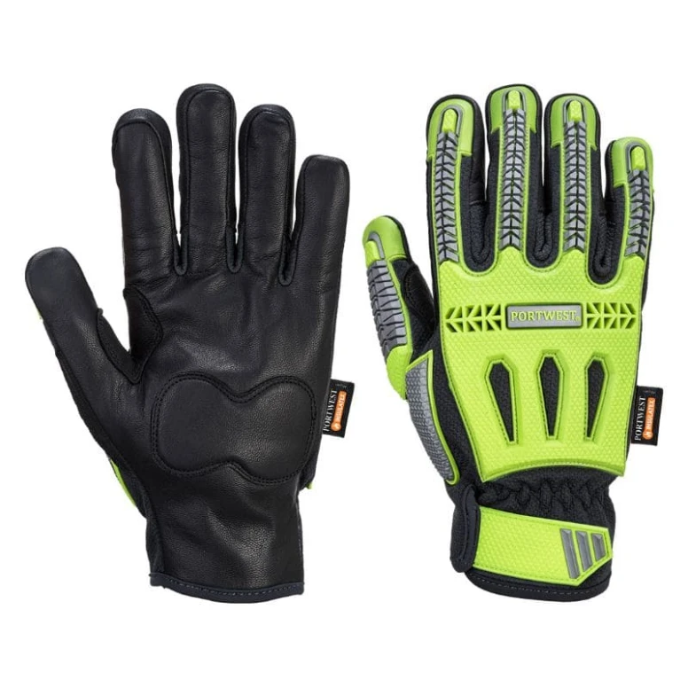 12 Pares - Guantes de trabajo invernales R3 Impactos - A762 Portwest