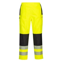 Pantalón de trabajo PW3 Antilluvia Alta Visibilidad Mujer Portwest PW386
