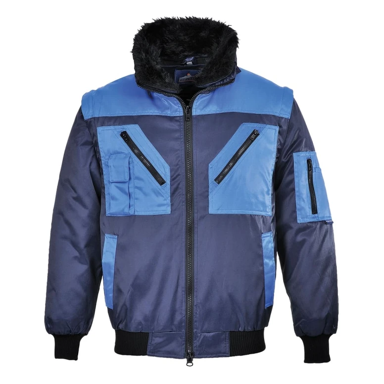 Chaqueta de trabajo Portwest Pilot Bicolor Multibolsillos PJ20