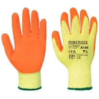 12 Pares - Guantes de trabajo Classic Grip - de Látex - A150 Portwest