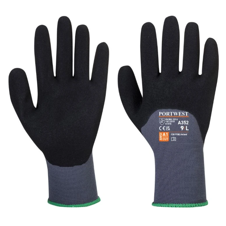 12 Pares - Guantes de trabajo Dermiflex Ultra- A352 Portwest