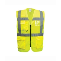 Chaleco de trabajo Executive Madrid Mesh Alta Visibilidad Portwest C496