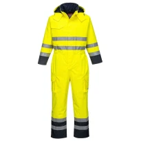 Mono de trabajo Bizflame Rain Ignífuga Antiestática Alta Visibilidad Portwest S775