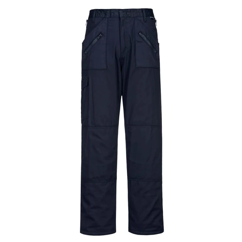 Liquidación total - Pantalón de trabajo Portwest Action foderati Multibolsillos C387 Talla S color azul marino