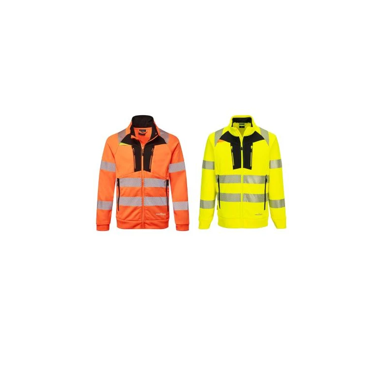 Sudadera de trabajo DX4 Alta Visibilidad Cremallera completa Portwest DX477