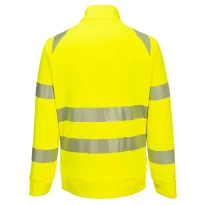 Sudadera de trabajo DX4 Alta Visibilidad Cremallera completa Portwest DX477