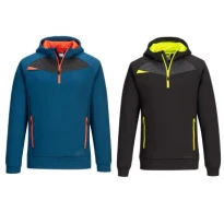 Sudadera de trabajo con Capucha Cremallera media Portwest DX467