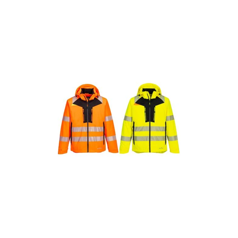 Chaqueta de trabajo Alta Visibilidad Multibolsillos Impermeable Portwest DX462