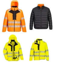 Chaqueta de trabajo Alta Visibilidad Impermeable 4 en 1 Portwest DX466