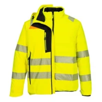 Chaqueta de trabajo Alta Visibilidad Impermeable 4 en 1 Portwest DX466 2