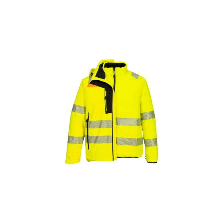 Chaqueta de trabajo Alta Visibilidad Impermeable 4 en 1 Portwest DX466